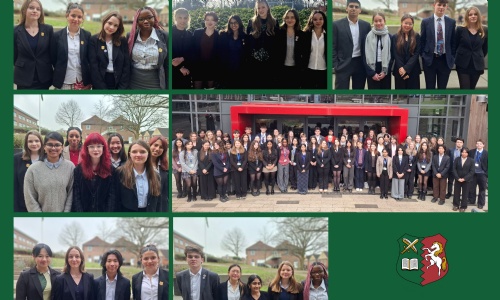 Montage of photographs showing the Sixth Form Leadership Team